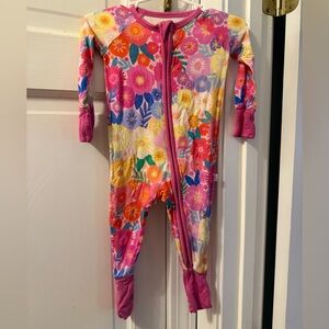 Little Sleepies Zippies Pink Flower